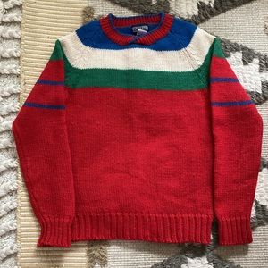 LANDS’ END 100% Wool Vintage Sweater - S/M